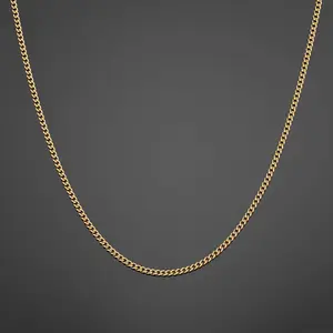 Minimal Cuban Chain - Gold RG101