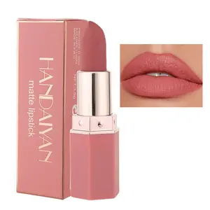 6 Color Matte Lip Gloss Stick, Hydrating Lipgloss, Hydrating Cosmetic Gloss, Waterproof Long-Lasting Hydrating Lip Balm, Easy to Apply Smooth Texture, Perfect Gift for All Skin Types