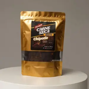 Chipotle Franco Carne Seca / dehydrated beef jerky chipotle flavor. Dry snack Authentic Beef Bites Dried