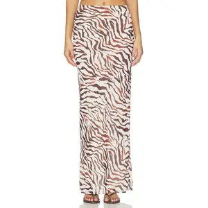 Lovers and Friends Marisol Maxi Skirt in Zebra