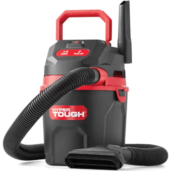 Wet Dry Vacuum Cleaner, 1.5 Gal 2 HP Compact Portable Shop Vacuum for Home, Garage