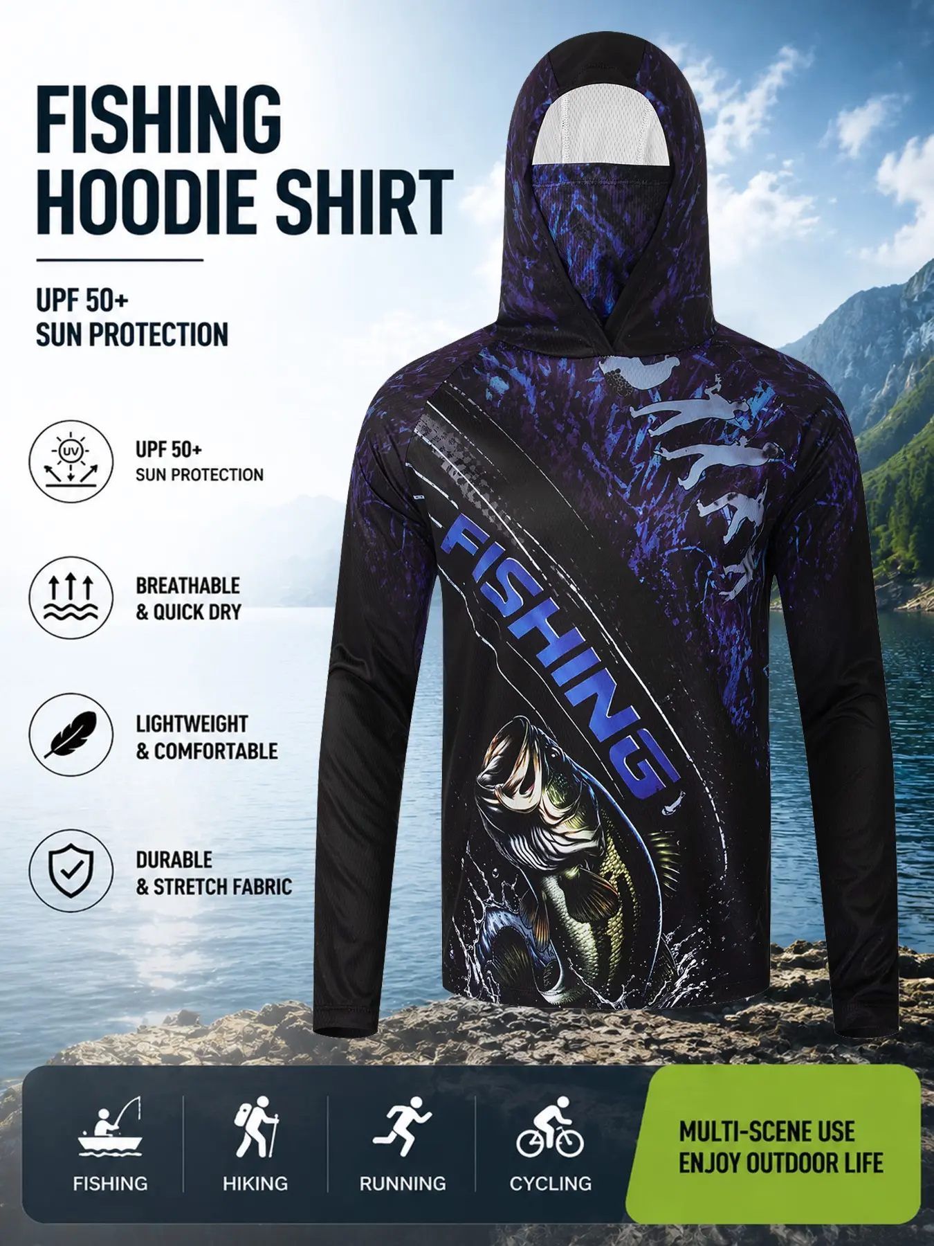 Stylish Men's 3D Graphic Print Hoodies - Soft, Breathable, and Moisture-Wicking for Outdoor Sports and Casual Wear - Unique Design, Relaxed Fit, and Adjustable Hood, Casual Fitness Wear, Athletic Clothing, Athletic Hoodies