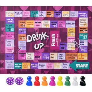 Drinking Games,Leather Mat Drinking Board Game for Adults,Interactive Girls Night Drinking Games,Bachelorette Party Games,Age 21+,2-8 Players