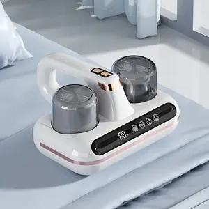 Powerful Bed Mattress Dust Mite Eradicator, Anti-Microbial, Allergen & Dust Removal, Home Cleaning Tool, Powerful Suction Vacuum, Lithium Battery, Plastic Enclosure