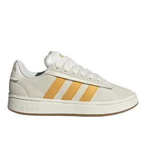 adidas Womens Grand Court Alpha 00S Lace Up Sneakers Shoes Casual - Off White