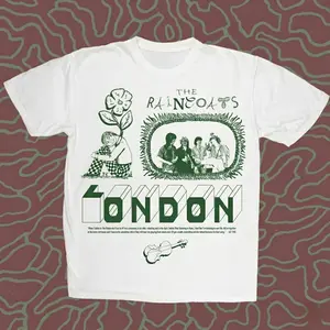 Vintage The Raincoats London Post-Punk Band Graphic T-Shirt, Retro Alternative Indie Rock Music Grunge Tee, Unisex Oversized Streetwear Y2K Top