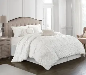 Piercen Pinch Pleat 7-Piece Comforter Set