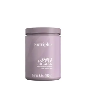 Nutriplus Beauty Booster Collagen with Hyaluronic Acid & Vitamin C 8.8 oz Dietary Supplement Powder for Skin Elasticity and Joint Health - Edible, Healthcare