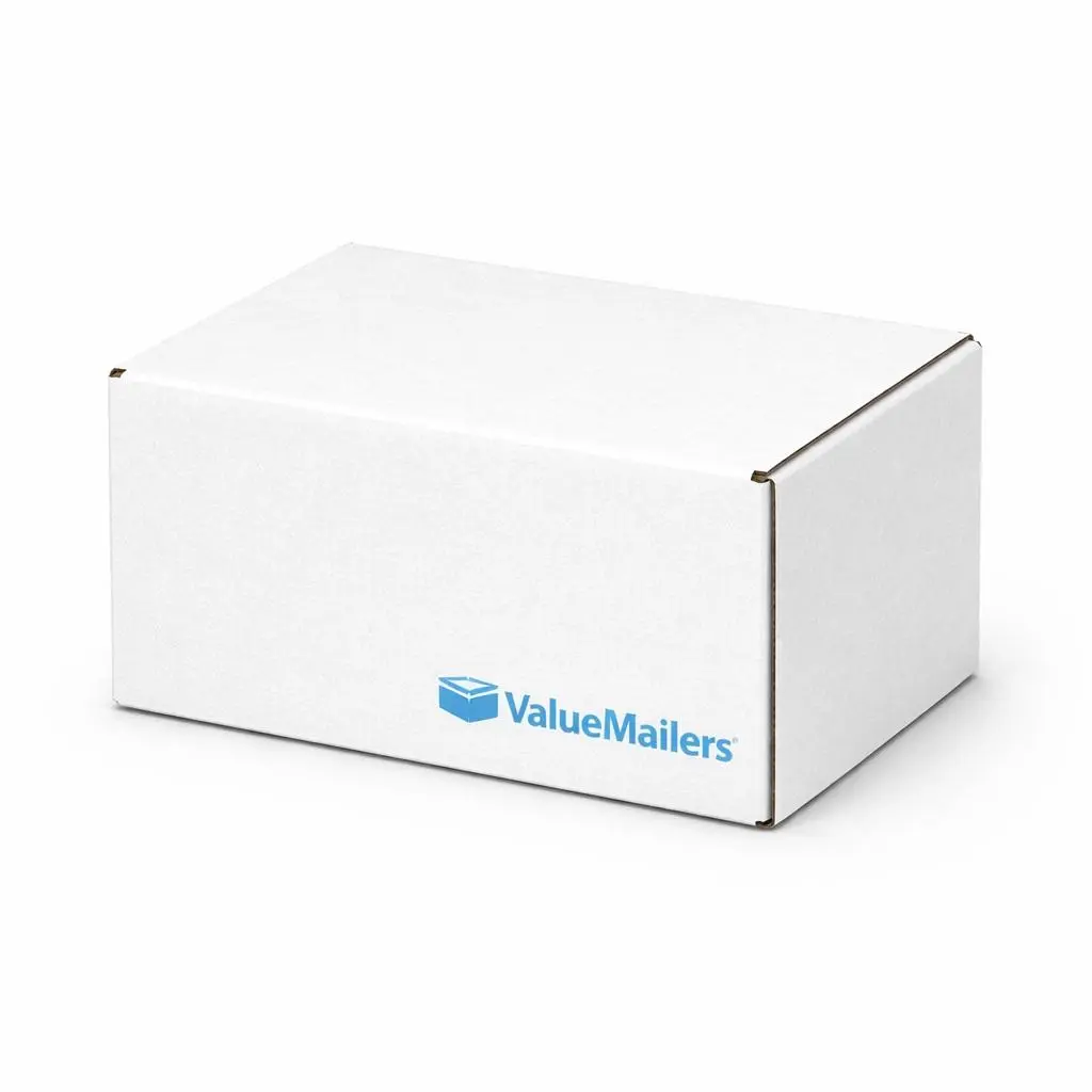 100 - 6x4x3 White Corrugated Shipping Mailer Packing Box Boxes 6 x 4 x 3 Ship Flat Postal Expenses Crush Resistant Paper Cuts