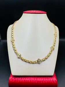 clover chino link necklace