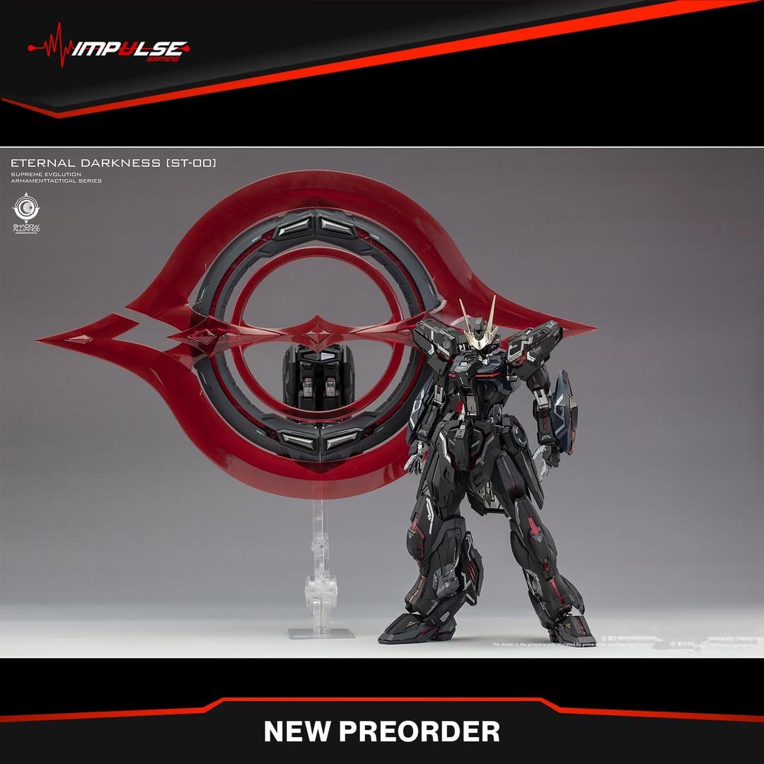 Funtasy Planet Eternal Night Radiance 1/100 Mecha Model Kit - Light Eater Black Hole Edition - 10 Inch Articulated Action Figure with Pre-Painted Armor, Independent Inner Frame, Gift for Adults Teens