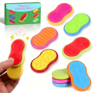 Fidget Toys Set, 6-Piece Fidget Sensory Stones, Ideal for Autism & Adhd, Stress Relief Fidgeting, Quiet Focus Toy, Portable Travel Fidgets, Sensory Bundle