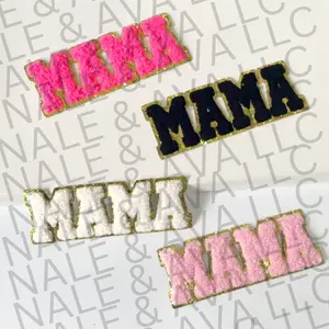 Mama Chenille Hat Patch (3 Patches)