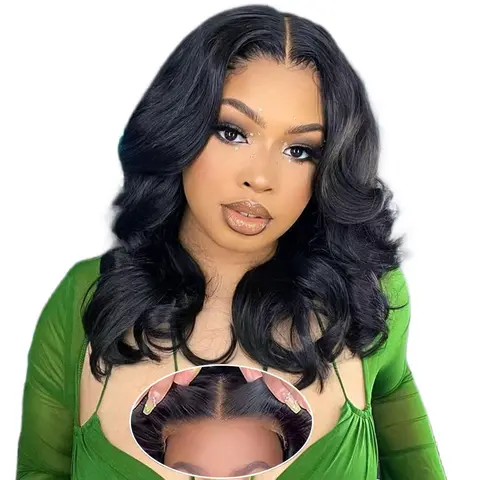 Bling Hair 6x4 5x5 HD Lace Easy Wear and Go Body Wave Glueless Human Hair Wigs Pre Plucked Pre Cut 7x5 9x6 Lace Closure Wigs for Beginners 180% Density Water Wave Lace Front Wigs for Black Women TikTokShopHolidayHaul