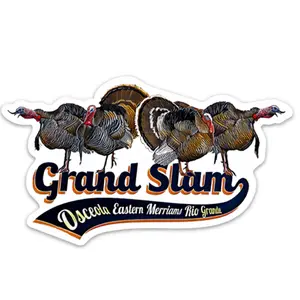 Wild Turkey Grand Slam Sticker Vinyl Hunting Sticker!