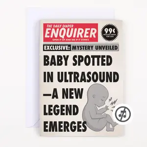 Gender Reveal Girl Glitter and Sticker Surprise