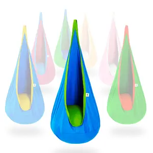 Christmas Gift,Pod Swing with Inflatable Pillow, Hanging Hammock Swing for Indoor & Outdoor, Sensory Chair,Children's Gift,Kid's Gift