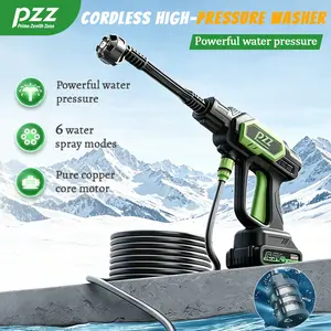 PZZ Cordless Pressure Washer, 1000 PSI Electric Pressure Washer, Pressure Washer Machine for Home, Garden and Car Cleaning