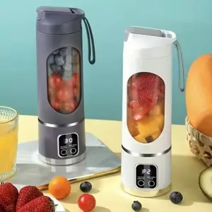 Digital&Portable Juicer Blender - Smart LED Display, USB Rechargeable Juicer Machine,Compact Juicer & Blender,Diet-Friendly,Ideal for Home Kitchen Appliances home furniture