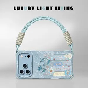 Unique Chinese Style Phone Case with Lanyard |  Fashion Accessory for iPhone 17/16/15/14 | Hands-Free Protective Cover sport pant 5-piece fashionable classic design inspirational birthday night sky two-piece set xmas holiday  love  bangle 14-piece cute an