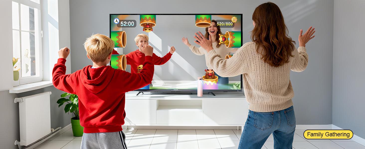 AR Motion Gaming Console: 28 Interactive Games Motion Sensor 2-Player Wireless Controllers & TV Hookup – Ultimate Family Entertainment System for Kids & Adults AR Motion Gaming Console: 28 Interactive Games Motion Sensor 2-Player Wireless Controllers & TV Hookup – Ultimate Family Entertainment System for Kids & Adults