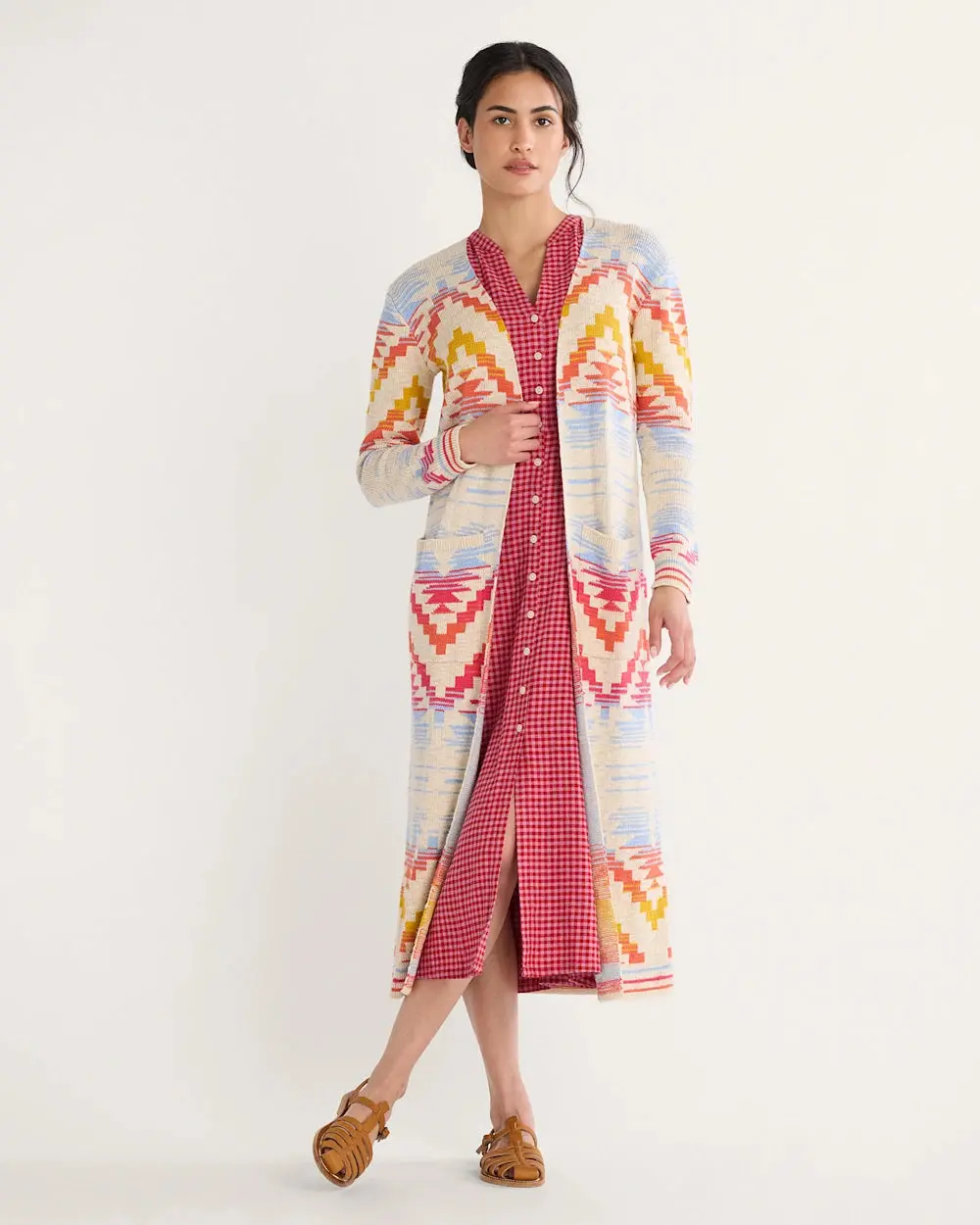 PENDLETON WOMEN'S COTTON DUSTER CARDIGAN