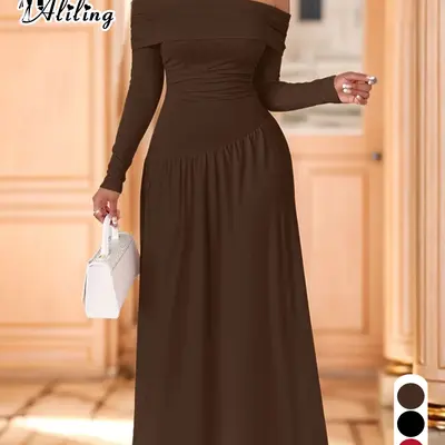 Tea Party Baby Shower Dress Fall TikTok Shop - Main Image