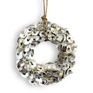 Oyster Shell Wreath - 13-in
