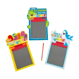 4" x 6 1/4" Last Day of School Cardstock Magic Screens - 12 Pc.
