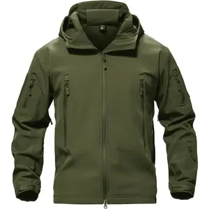 Men's Special Ops Military Tactical Soft Shell Rain Warm Fleece Lined Jacket Winter Hood Coat Hiking Snowboard