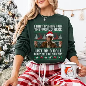 Baby Billy 8-Ball And 2 Million Ugly Christmas Sweatshirt, Funny Uncle Baby Billy Christmas Shirt, The Righteous Genstone Tshirt
