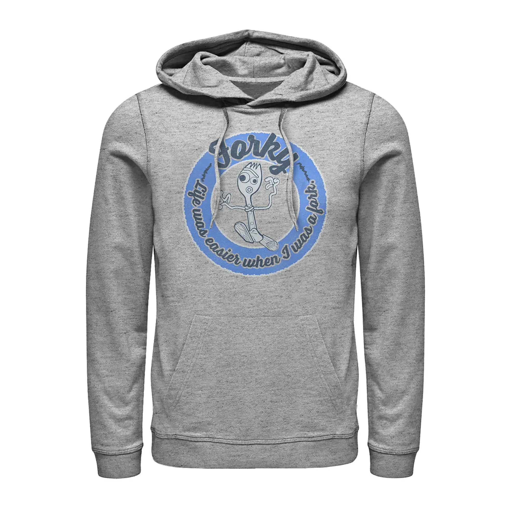 Men's Toy Story Forky Life Was Easy Pull Over Hoodie