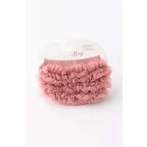 Vintage Pink Ruffle Bum Bloomer