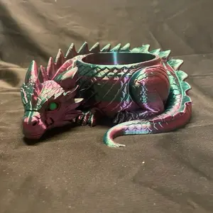 Dragon Bowl – Fantasy Desk Decor / Dice Holder / Ring Dish