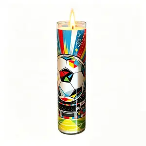 Scented Candle in Glass — Premium Soy Wax (Football Series)