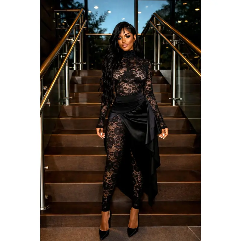 lace night dress - TikTok Shop