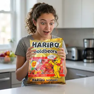Haribo Giant Bag of Goldbears 5 LB | Large Gummy Bear Candy Bag