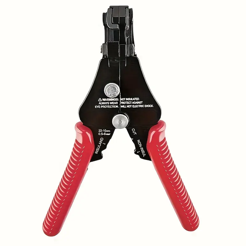 Heavy-Duty Metal Automatic Wire Stripping Pliers - Wire Stripping Machine, Hand Tools with Crimping, Cable Cutting, Ergonomic Design, Durable Hardware for Electrical Repair, DIY Wiring (Home Supplies, Party Gift) summerwins,summerwins