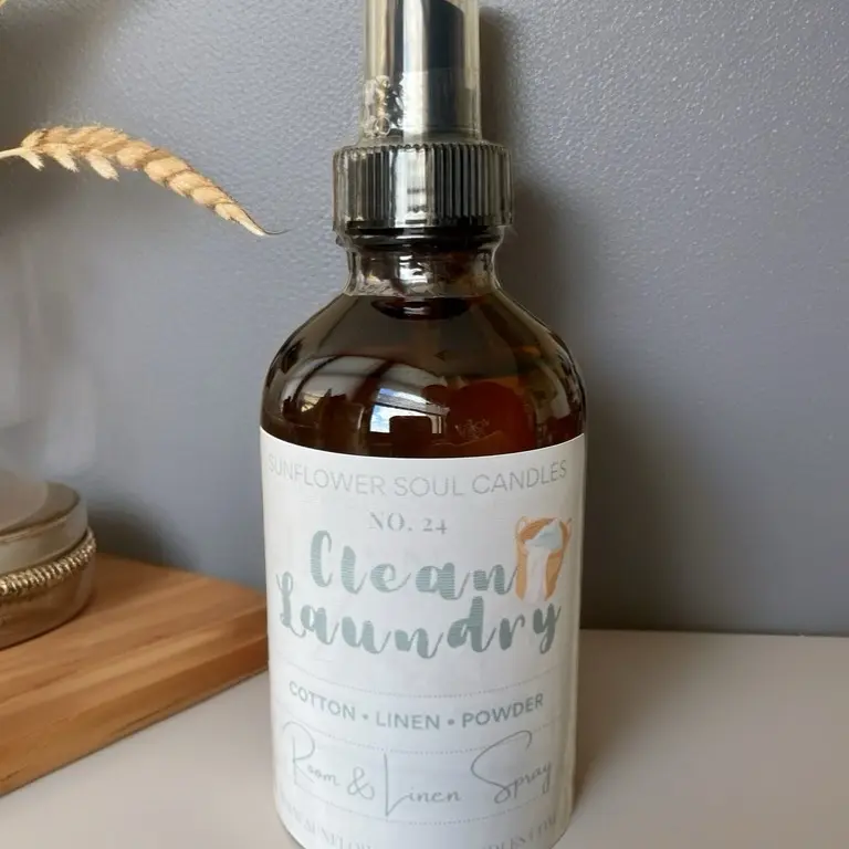 CLEAN LAUNDRY 8oz Room & Linen Spray