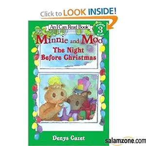 USED-Minnie and Moo: The Night Before Christmas Cazet (An I Can Read Book) (An I Can Read Book) by Denys Cazet (Paperback)