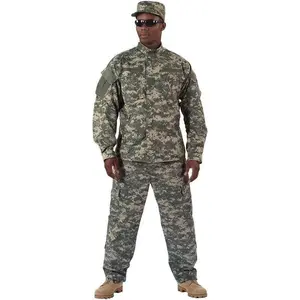 ACU Digital Camouflage Military BDU Uniform Rip Stop Army Combat Shirt or Cargo Pants Tactical Fatigue