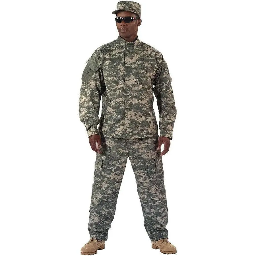 ACU Digital Camouflage Military BDU Uniform Rip Stop Army Combat Shirt or Cargo Pants Tactical Fatigue