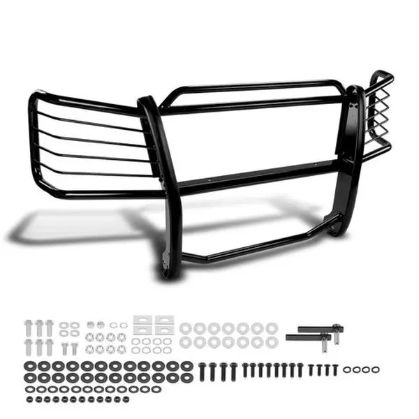 Bumper Grille Grill Brush Guard Fit For 02-06 Chevy Avalanche 1500 w/Cladding