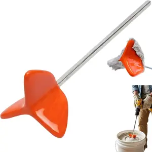 Easy-Clean Silicone Drill Mixer, Non-Stick Mixing Paddle for Paint, Epoxy, Resin, and Concrete, Flexible Drill Attachment, Reusable Multi-Material Mixer
