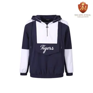 Jackson State Navy Windbreaker Tech Pullover
