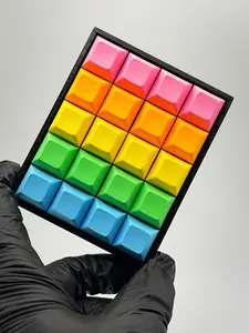 KEEBS Pad | 20-Key Mechanical Keyboard Fidget | Desk Fidget Clicker | 3D Printed Stress Relief KEEBS Pad | 20-Key Mechanical Keyboard Fidget | Desk Fidget Clicker | 3D Printed Stress Relief