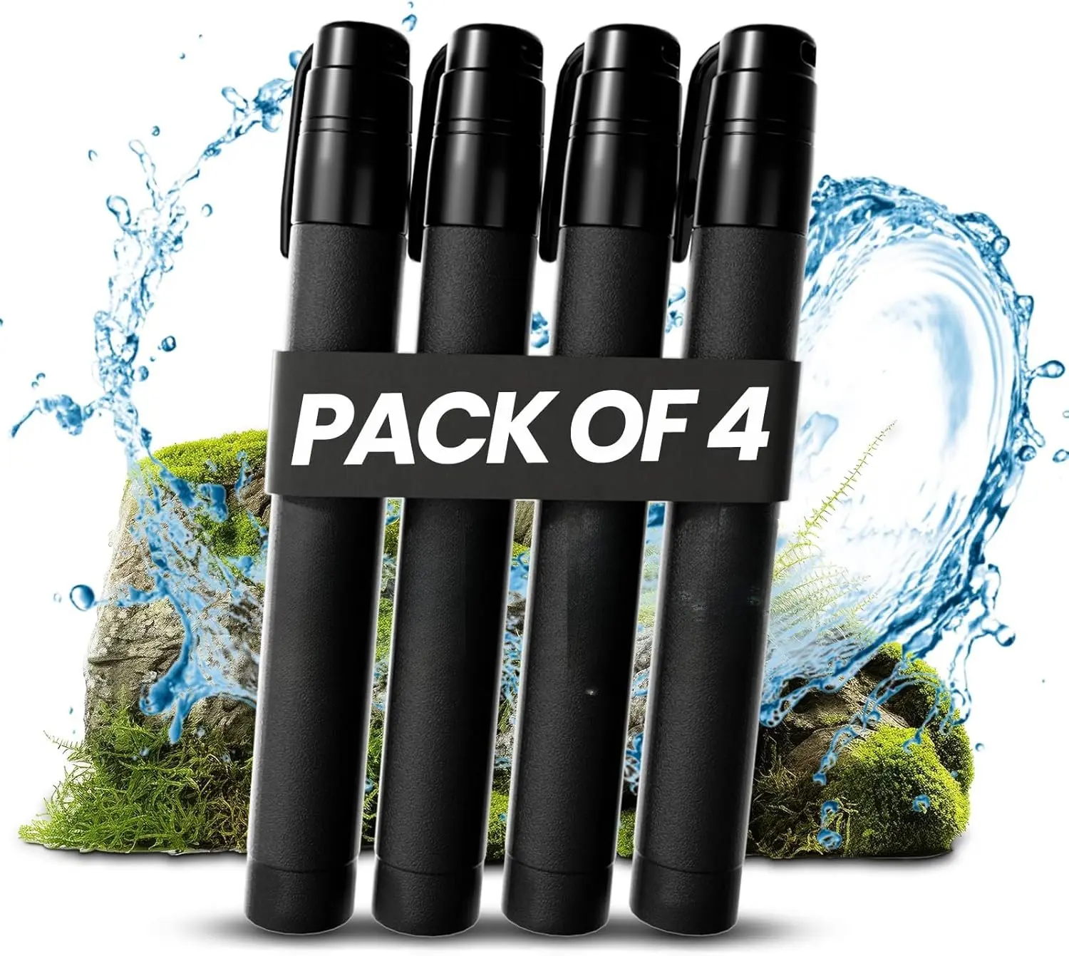Portable Water Filter Straw , Essential Camping & Hiking Gear, Water Purification Straw for Travel, Biking and  Preparedness