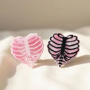 Heart Rib Cage PopSocket Witchy Acrylic Phone Grip