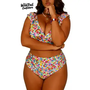 High Waisted Tankini  SeSwimsuit Push Up Ruched Bathing Suit, FlaSwimwear TaTankini piece swim short casual style pool wear summer vacation gift modest beach boxsuit waifull coveracontroltransparskispfWomen's HWomen's RSwimsuit Halbracheewhobikini crochet