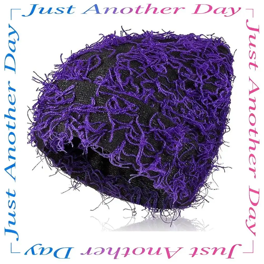 Black base with purple whiskers